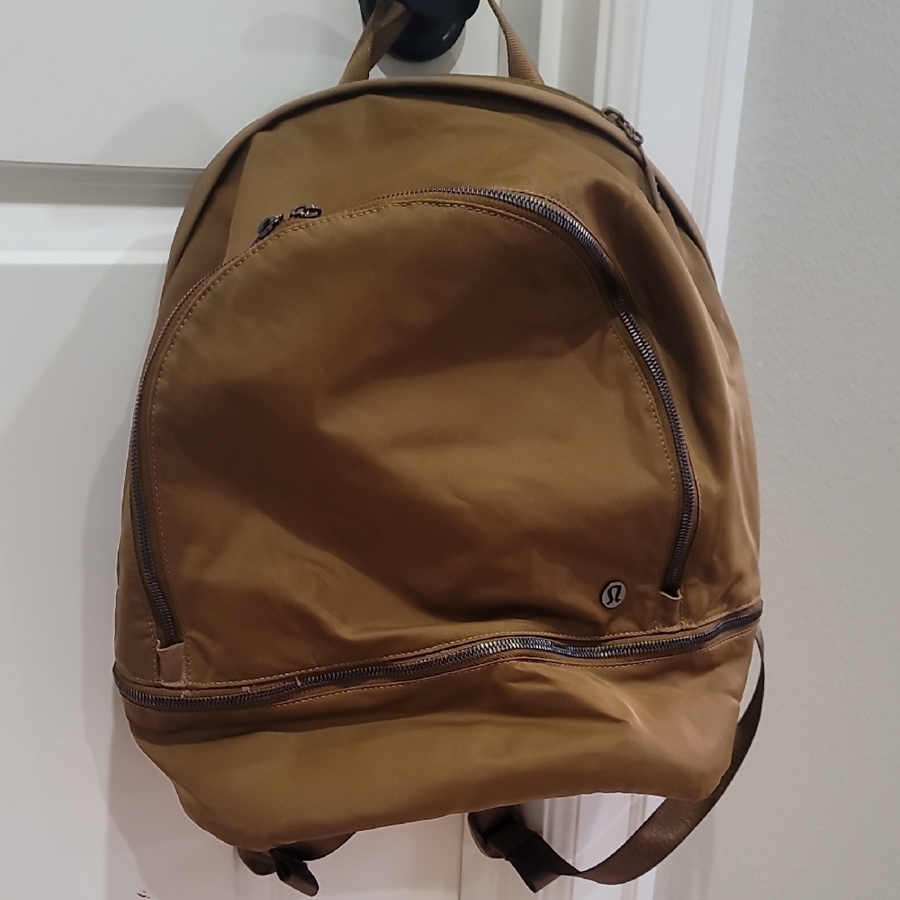Lululemon Athletica Yellowish Brown Backpack